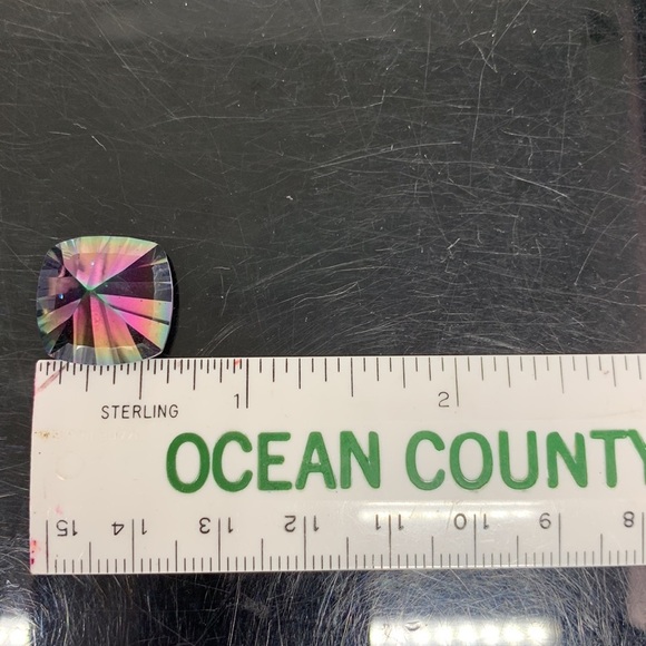 12.95ct Natural Mystic Topaz Cushion Cut - Picture 14 of 15